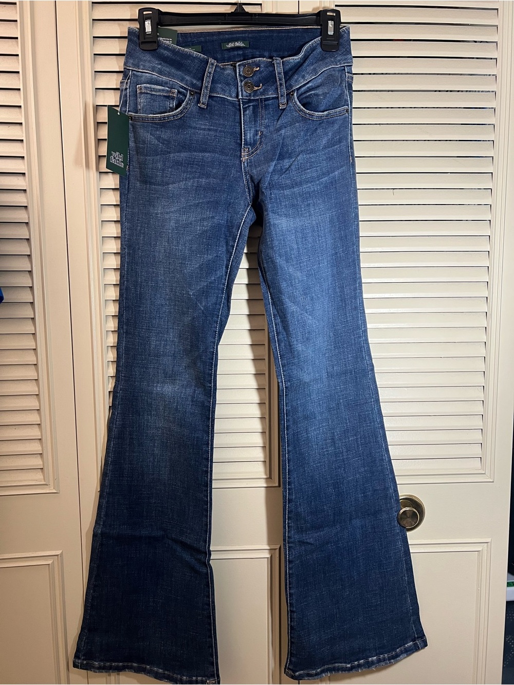 Wild Fable Low Rise Medium Wash Flare